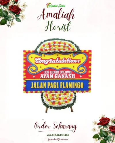 Bunga Papan Congratulation di Pagutan Barat